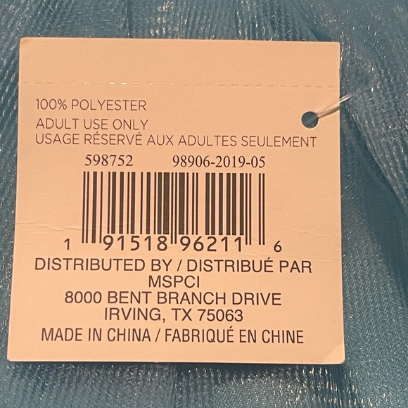 NWT imagin8 One Size Blue Tutu Girls Size Waist 28” Unstretched. Length 13.5 - Picture 8 of 8